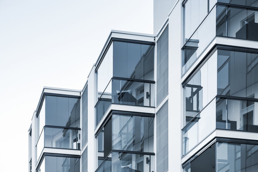 Abstract fragment, contemporary architecture